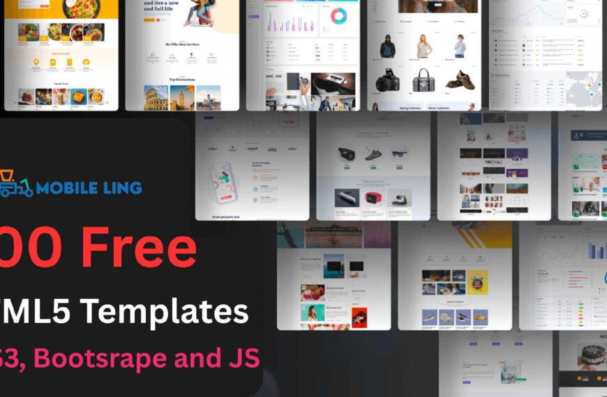 100 FREE HTML5 Templates