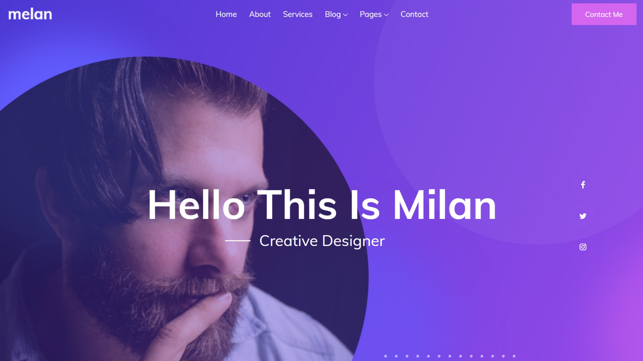 HTML5 Bootstrap 4 portfolio