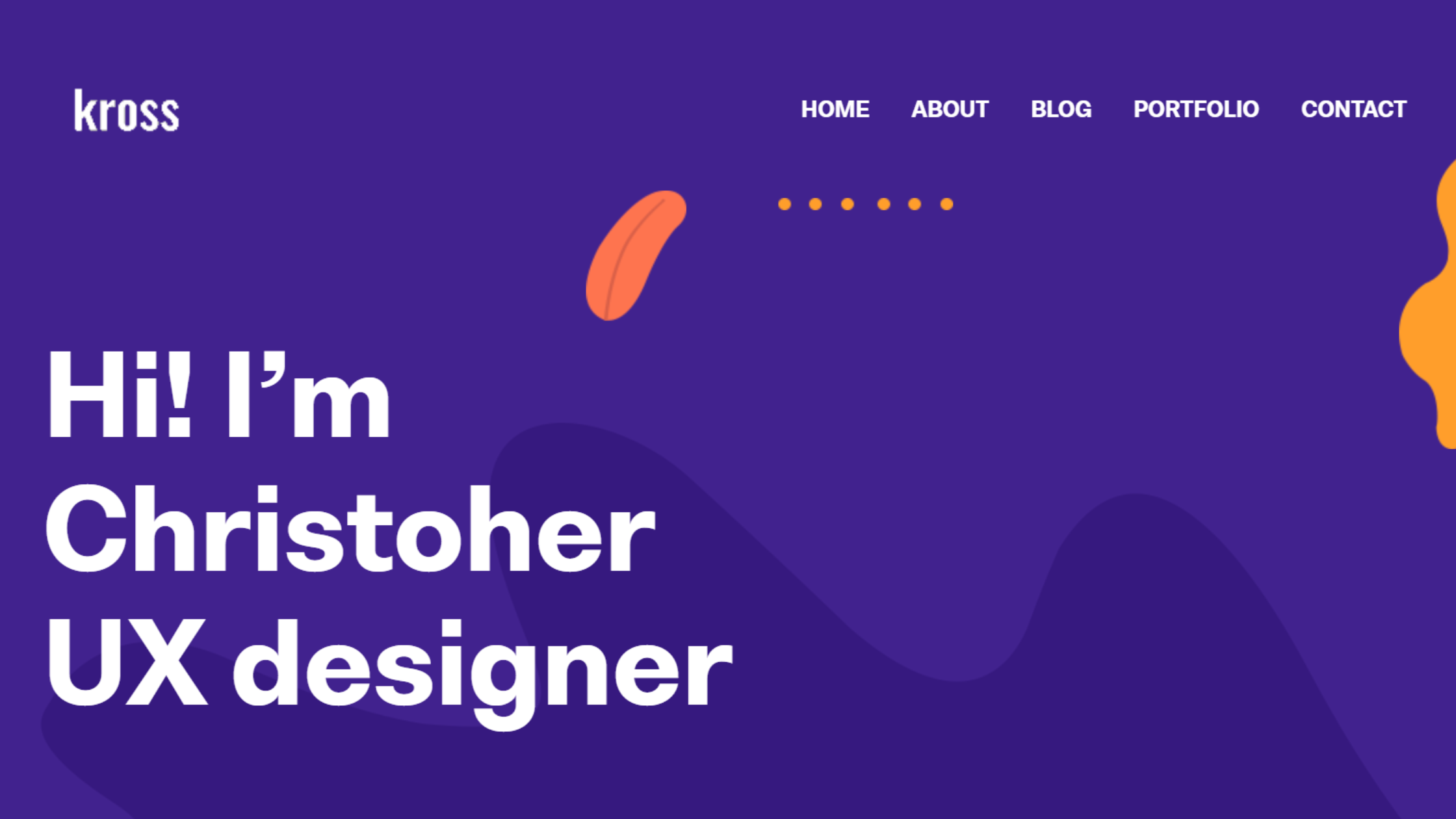 Kross Portfilio Website