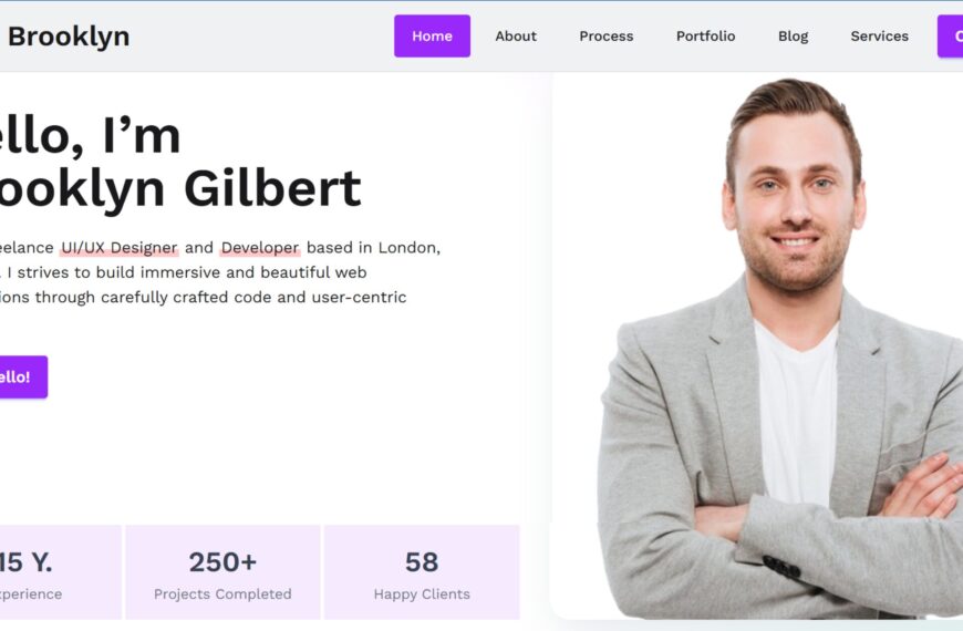 Picto Portfolio Website Templates