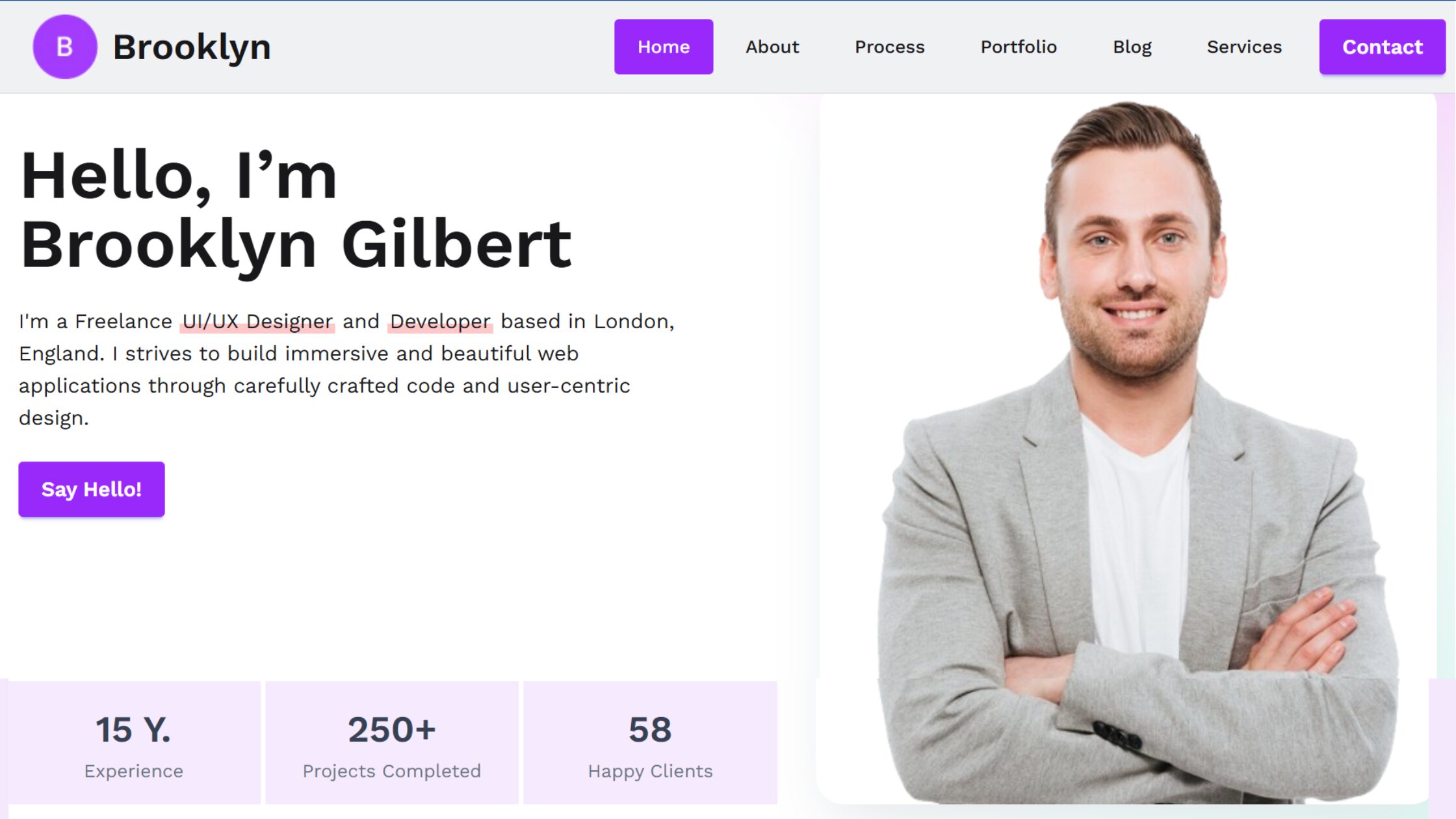 Picto Portfolio Website Templates